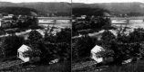 View of Bellows Falls and Covered Bridge