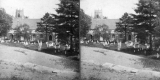 Church and Cemetery Beside a Road in Bellows Falls