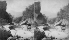 View of Bolton Falls and Man in the Mountain