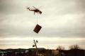 Helicopter Delivering Silo