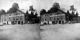 Douglas House with Horses and Carriage