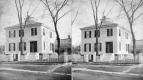 White House with Trees