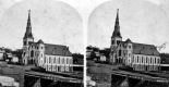 College Street Congregational Church and College Street Ravine