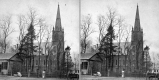 Church with Trees in Front