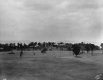 Shelburne House and open fields at Shelburne Farms