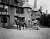 Children with carriage at Shelburne Farms