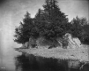 Cliffs along lakeshore at Shelburne Farms