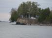 Cliff by Lake Champlain at Shelburne Farms
