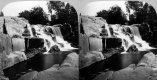 Fairfax falls from the west side Lamoille River in the foreground