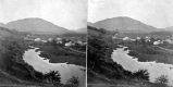 Stream and Houses in Valley