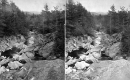 The Black River and Mountains in Distance