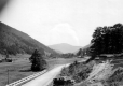 Erosion along a road in the Valley