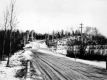Dirt Roads covered in snow