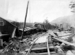 Train Wreckage due to Flood