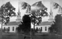 Church Yard with Wooden Fence