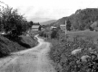 Dirt Road Leading to a Farm