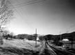 Straight Road past Orchard