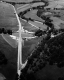 Aerial View of Bridges and Fields