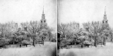 Snowy Street and Church