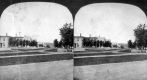 White Fences, Houses, and Road