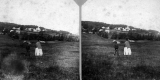 Woman and Boy in a Field