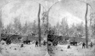 Winter Logging Scene