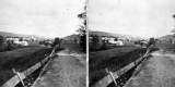 View Down Dirt Road into Town