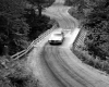 Car Traveling Over Wooden Bridge