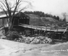 Wooden Bridge Damaged in Flood
