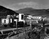 Interstate 89 Construction with Camel's Hump in the Background