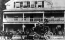 The Coach in ront of the Bristol House