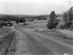 View of relocated section of Town Highway 38 from top of hill