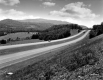 View of Interstate 91 with Mountains in the Background