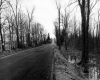 Gravel road with slight flooding