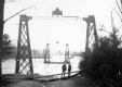 Destroyed Suspension Bridge