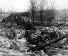 Building destroyed in flood