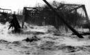 Bridge during flood