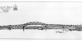 Drawing of Lake Champlain Bridge