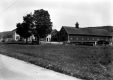 Farm buildings and house