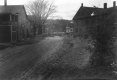 Flood debris in street