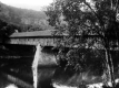 Covered Bridge and River
