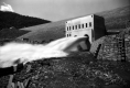 Dam releasing water