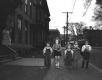 Children on sidewalk