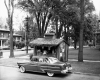 Information booth and car