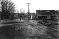 Damaged house after flood