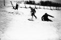 Children on jumpers