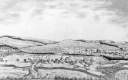 Drawing of Norwich from Prospect Hill