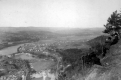 Bird's Eye View of Town and River