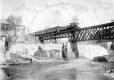 Train crossing at waterfalls