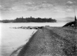 Gravel bar on bay
